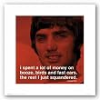 George Best - Money 16"x16" Art Print Poster
