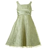 Girls Holiday Christmas Dress SAGE Special Occasion BONNIE JEAN Girl 7-16