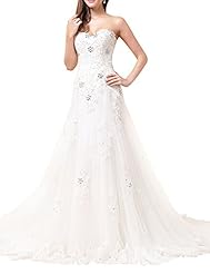 Strapless  Crystal Lace Crystals Feathers Sweetheart  Ball Gown Evening Dress/Prom Dress/Party Dress 