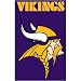 Minnesota Vikings Applique Banner Flag