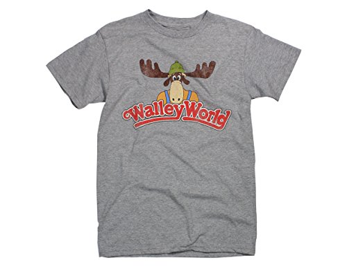 Ripple Junction Men's Vacation Wally World Logo T-Shirt 2XL Heather Gray