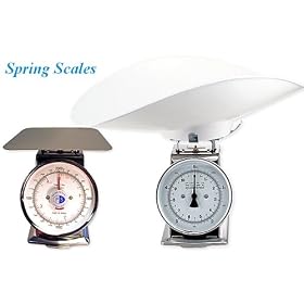 Penn Scale P-55 55 lb Spring Scale with 9.5 Inch Dial and 12 Inch Square Platter