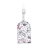 Bombay Duck Boutique Shoe Print Luggage Tag - Spotty