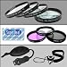 Professional Filter Kit for Sony Alpha A330, A230L, DSLRA500 Digital SLR Cameras with 18-55mm Lens