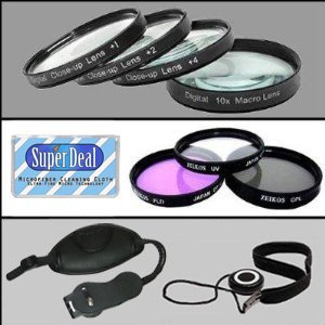 Cheap Professional Filter Kit for Sony Alpha A330, A230L, DSLRA500 Digital SLR Cameras with 18-55mm Lens