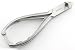 Suvorna Professional 5.5" Pedicure Toenail Nipper with Concave Jaw and Back Lock