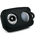Black Silicone Skin Case Cover for Creative Labs Zen Stone Plus Speaker 2gb & 4gb + Neck Lanyard