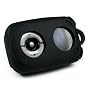 Black Silicone Skin Case Cover for Creative Labs Zen Stone Plus Speaker 2gb & 4gb + Neck Lanyard