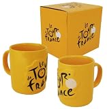 Mug - tasse à café - Tour de France Cyclisme - Modèle Maillot Jaune - velo - Collection Officielle 2011