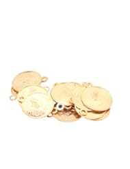 Wholesale Lot of 10 British Coin Charms with Rose Gold Finish, Coin Charms for Making Custom Jewelry
