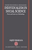 Individualism in social science : forms and limits of a methodology