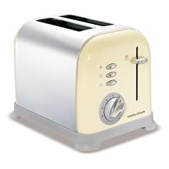 Morphy Richards 2-Scheiben-Toaster / 950 Watt / Auftaufunktion / Aufw�rmfunktion / Kr�melklappe / cr�me