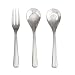 Nambe Aura 3-Piece Serving Set