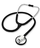 MABIS Signature Series Low Profile Stethoscope, Adult, 30, Black
