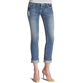 Buy !iT Jeans Junior's Jojo Mid Rise Straight Leg Cuff Crop