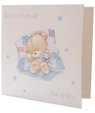 Baby Boy Bear Card