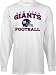 Search : New York Giants White Stacked Helmet Long Sleeve T-Shirt