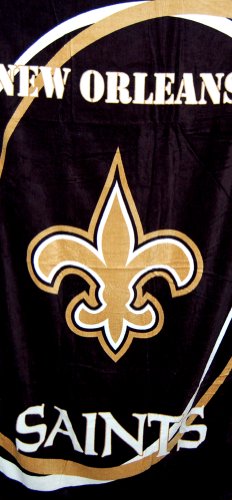 New Orleans Saints NFL Fiber Reactive Pool/Beach/Bath Towel