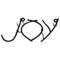 Decorative Word Twig - JOY
