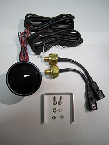 52mm Dual Air Pressure Gauge RED LED endless Viair ARB board suspension 10 Bar