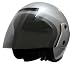 バイク用 ヘルメット ◎ スタイリッシュ　ジェットヘルメット　（シルバー）でAmazonアフィリエイトツール