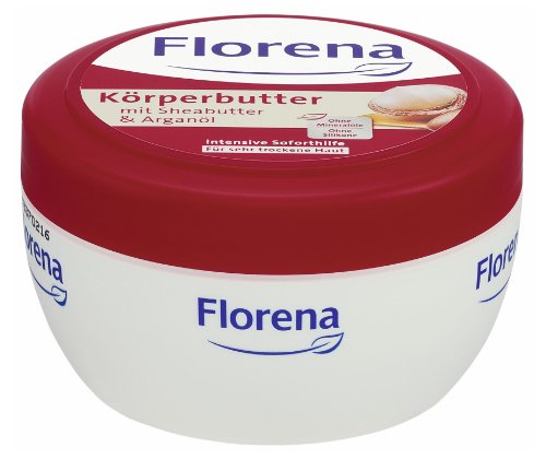 Florena Körperpflege Körperbutter mit Sheabuter & Arganöl, 200ml
