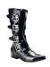 Mens Demonia Boot With Skull Buckles - MENS 10