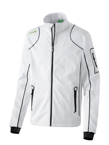 ERIMA Kinder Softshell Lite Jacke Active Wear, wei&szlig;/schwarz, 152 Preisvergleich