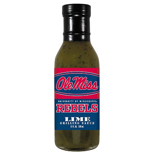 Mississippi Rebels NCAA Lime Grilling Sauce - 12oz by Hot Sauce Harry