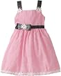 So La Vita Girls 4-6x Hem Detail Dress