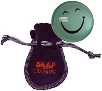 Snap Charming Turquoise Smiley Interchangeable Jewelry Snap Button Accessory