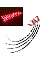 Home Improvement: Cisno New 4pcs DC 12v Waterproof Flexible Red LED Light Lamb Strip Decoration For Car Motorcycle