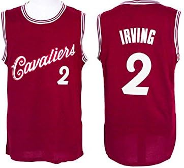 Irving Maroon Christmas Edition Jerseys Cleveland Cavaliers Kyrie Irving #2 - Mens M