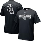 Nike Chicago White Sox Black Arched Date T-shirt