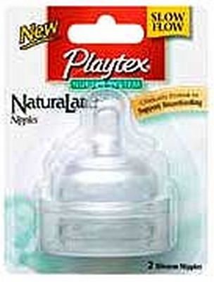 Playtex Drop-Ins NaturaLatch Silicone Nipple - Variable Flow Y-Cut (2-Count) (2-Pack)