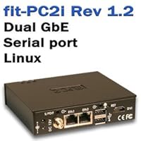 CompuLab fit-PC2i Linux (rev 1.2), Atom Z530 1.6 GHz, RAM 1 GB, 2x GbE, HDD 160 GB, Linux