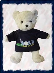 Golf T-shirt fits Webkinz L'il Kinz, Ty Beanie Babies, Fluff Factory and Teenies Teddies