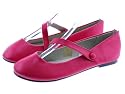 Couture Discount Ballerinas, Riemchen, rot (BAL82)