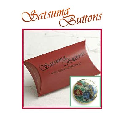 SatsumaButtons(薩摩ボタン)サツマボタン(15mm)単品【唐獅子牡丹】SB-1P-038