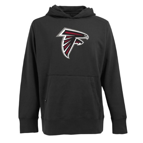 NFL Men's Atlanta Falcons Signature Hooded Sweatshirt (Black, XX-Large) On Sale