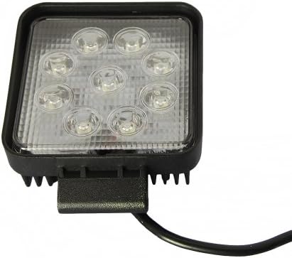 TabStore 2pcs 27W Square LED Work Light Lamp 30 Degree Spot Beam for Off Road High Power ATV Jeep 4x4 Tractor Truck Lighting