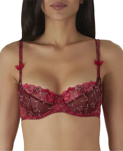 Aubade Paris Women's Fleurs De Pommier 3/4 Cup Balconette Bra