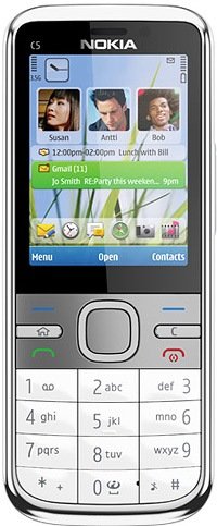 Nokia C5 WHITE Unlocked Phone