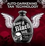 Millenium Tanning New Paint It Black Auto-darkening Dark Tanning Lotion, 50X, 13.5 Ounce