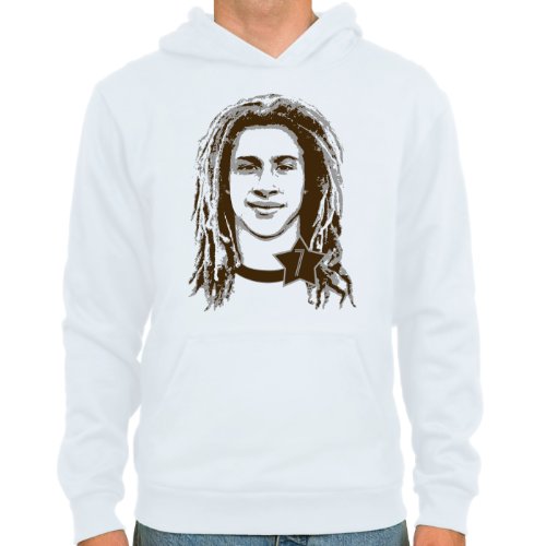 Kapuzensweater Henrik Larsson ::: Farbauswahl: skyblue oder weiß ::: Größen: S-XXL ::: Fußball-Kult