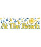 Dimensional Epoxy Stickers-At The Beach Title