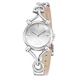 Dolce & Gabbana Flock Pink Genuine Leather Strap Silver-tone Dial Women's Watch #DW0497