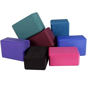 YogaAccessories (TM) 4'' Foam Yoga Block