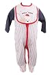 Vitamins Newborn Baby Boys 3 pc Baseball Coverall Set