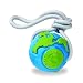 Planet Dog Orbee-Tuff Orbee with Rope Blue/Green Large